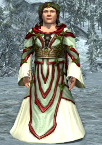 LOTRO Gown of Shire Holly - Male Hobbit