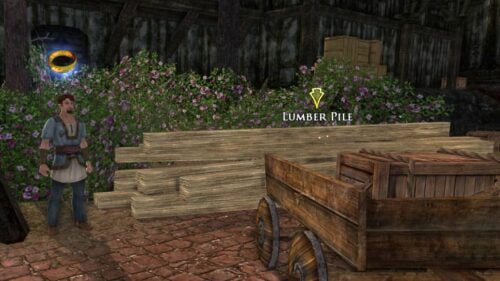 Lumber Pile for quest: Assisting the Reconstruction, LOTRO