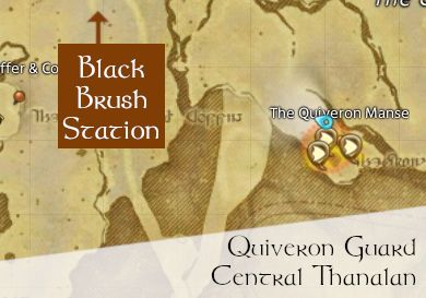FFXIV Quiveron Guard Location Map - Central Thanalan