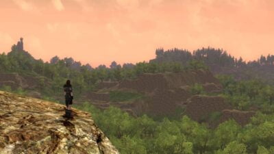 Hunter's Ledge - LOTRO Wildwood - The Wealth In Trust Quest Location