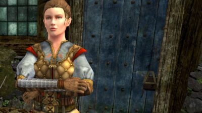 LOTRO Enid Nettlesting, primary Quest-giver for the Wildwood League of the Axe storyline
