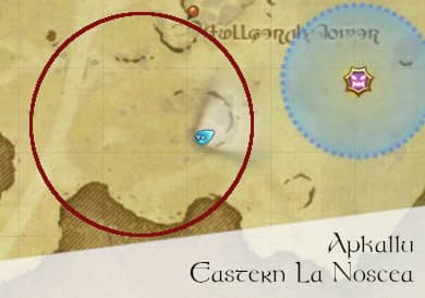 FFXIV Apkallu Location Map - Eastern La Noscea