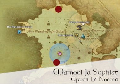 FFXIV Mamool Ja Sophist Location Map - Rank 4