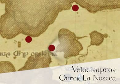 FFXIV Velociraptor Location Map