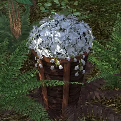 LOTRO Bucket Planter of Wisteria - Defenders of the Angle