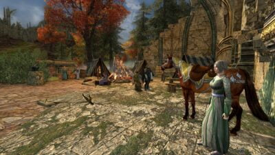 LOTRO Gaerond - the first camp in the Angle of Mithaethel