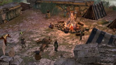 LOTRO Gaeron - your first camp in the Angle questlines