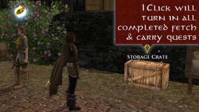 Storage Crate for Fetch and Carry Style Bulletin Quests