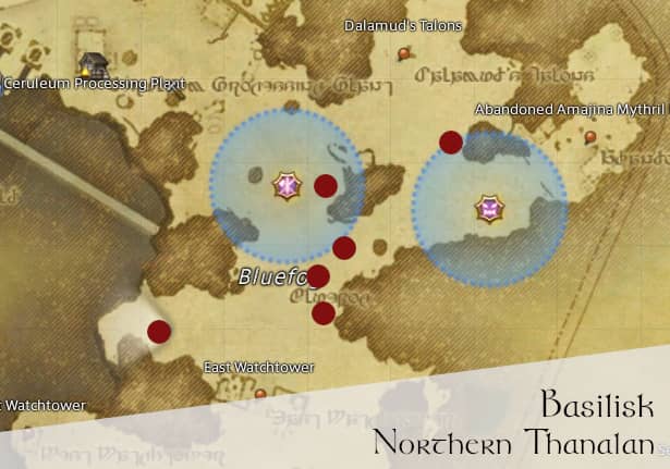 Basilisk Location Map