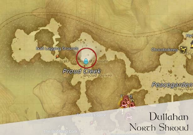 Dullahan Location Map