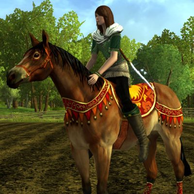 The Steed of the Jester | LOTRO Mount from the Flower-picking quest during Spring Festival