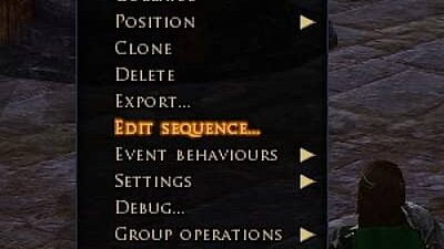 Sequence Bars: Edit Sequence to add Skills
