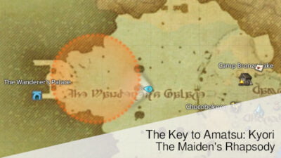 FFXIV The Key to Amatsu: Kyori (FATE) Location Map