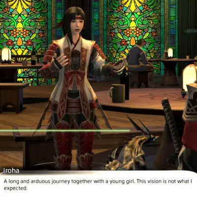 Iroha explains her vision in Gridania
