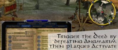 Trigger the Markers of the Sunken City Deed by Defeating Angmarim, then the Plaques Activate