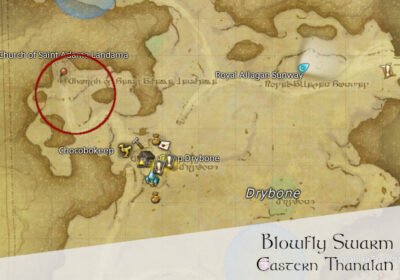 FFXIV Blowfly Swarm Location Map