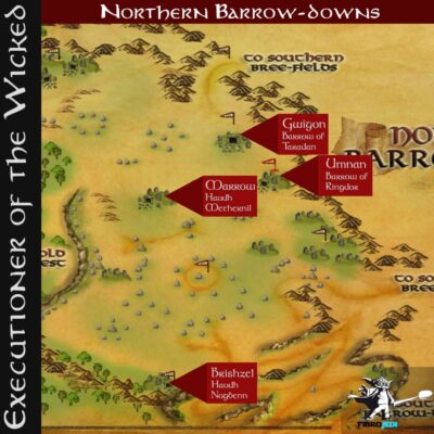 Executioner of the Wicked - Northern Barrow-Downs Map - LOTRO