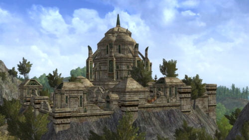 LOTRO Taerhad - stands proudly atop a hill but is the den of half-orc brigands.
