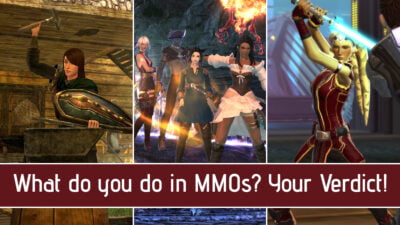 How do you decide what to do in MMOs? Why do people play online games?