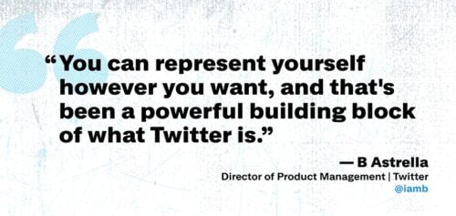 Anonymity Quote from twitter.com