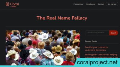 The Coral Project: The Real Name Fallacy
