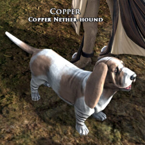 LOTRO Copper Nether-hound Cosmetic Pet | Filbert Fig