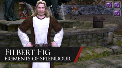 LOTRO Filbert Fig - Rotating Figments of Splendour - Cosmetics, Mounts, Emotes and Pets