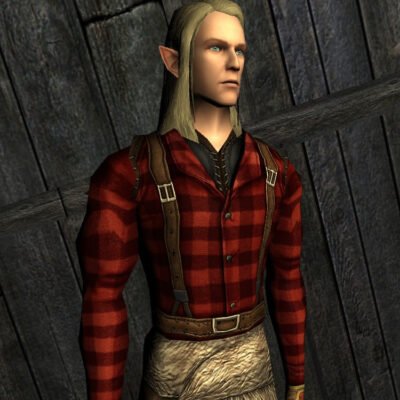 LOTRO Jacket of the Heartwood - Myrtle Mint - Male High Elf
