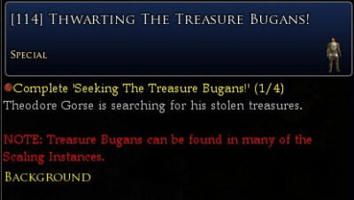 Thwarting the Treasure Bugans Quest