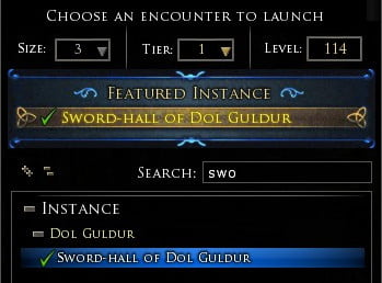 Use the Instance Finder to take part in the LOTRO Bugan Event