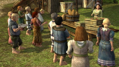 LOTRO Manning the Market - Farmers Faire Quest in Bywater