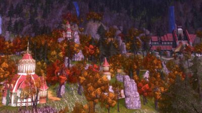 Part of Rivendell as depicted in LOTRO