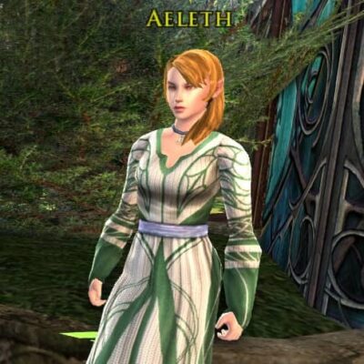 Aeleth is one of the Raft-elves you speak to during The Forgotten Birthday quest