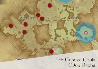 FFXIV 5th Cohort Equis Location Map