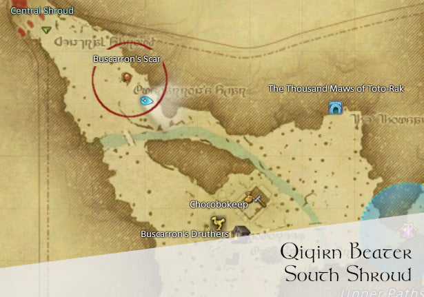 Map location for Qiqirn Beater