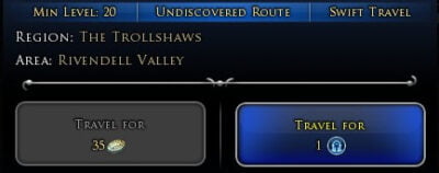 Travel to Rivendell using 1 Mithril Coin (MC) | LOTRO