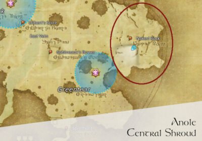 FFXIV Anole Location Map