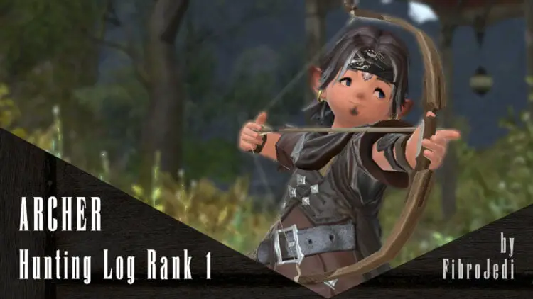 FFXIV Archer Hunting Log Rank 1 Guide - All Enemy Mob locations and Maps