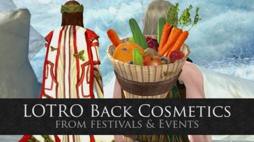 LOTRO Back Cosmetics from Festivals and Events