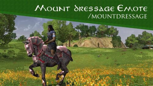 Mount Dressage Emote (/mountdressage)