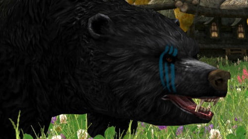 Your Tattoo shows up in Bear-Form too!
