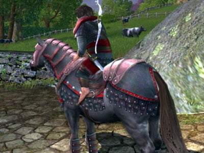 Valiant Steed of the Dúnedain (from the back)