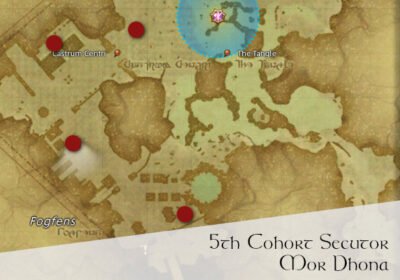 FFXIV 5th Cohort Secutor Location Map