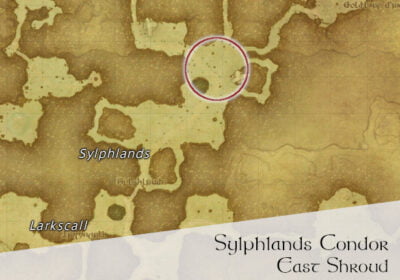 FFXIV Sylphlands Condor Location Map