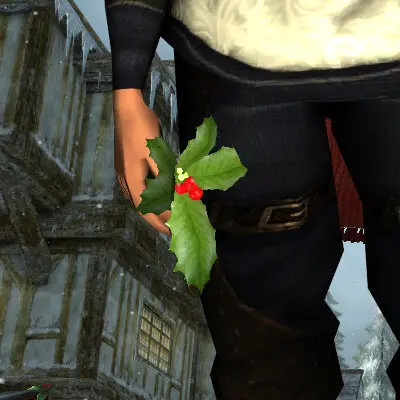 LOTRO Bunch of Holly - Yule Festival Cosmetic - Held Item