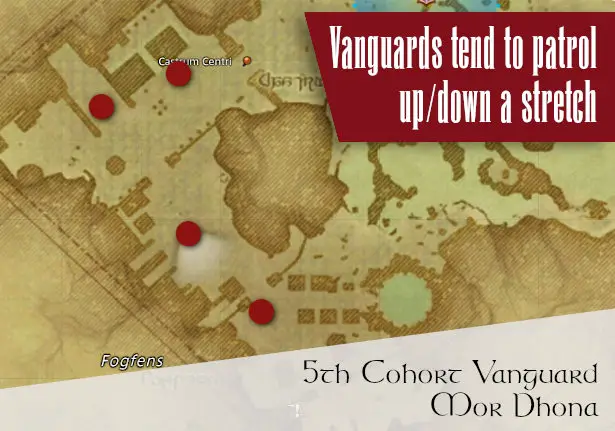 5th Cohort Vanguard Location Map