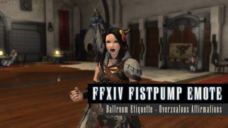 FFXIV Fistpump Emote - Ballroom Etiquette - Overzealous Affirmations