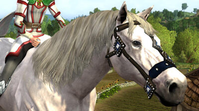 LOTRO Head-piece of the Northern Herald - Yule Festival War-Steed Cosmetic