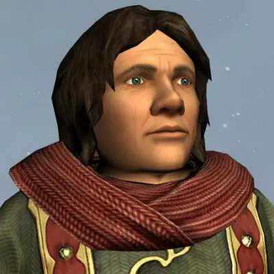 LOTRO Snow-Strider's Mantle from the Front (only scarf shows) - Yule Festival Cosmetic