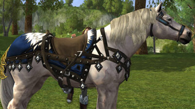 LOTRO Trappings of the Northern Herald - Yule Festival War-Steed Cosmetic